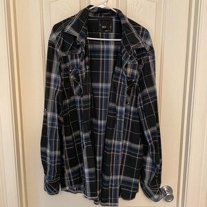 Buckle athletic fit button-down shirt 2 XL